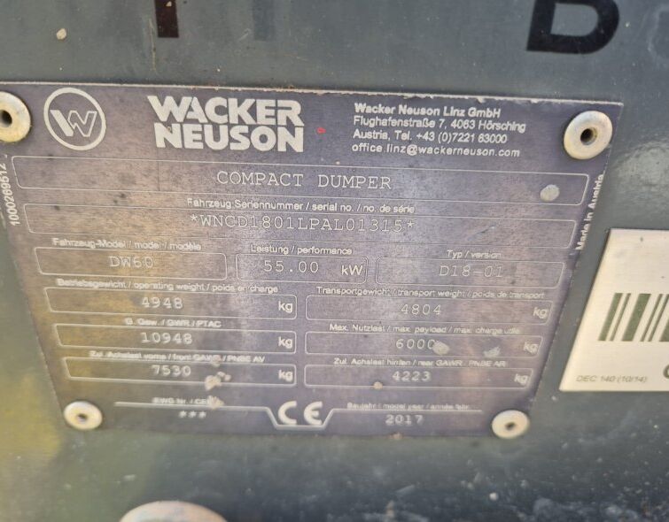 WACKER NEUSON DW60